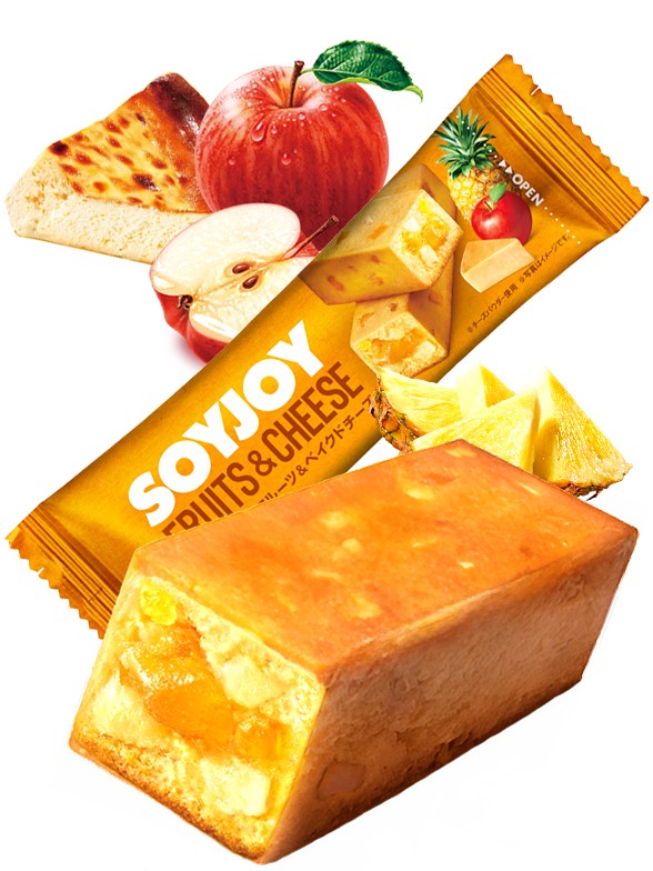 Barrita Proteica de Soja con Fruta y Queso | SOYJOY 30g.