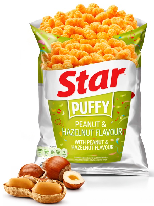 Snack Ganchitos de Cacahuete y Avellana | Star Pepsi 80g.