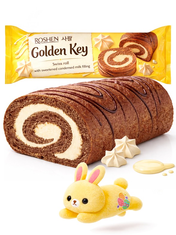 Bizcocho Roshen de Chocolate y Leche Condensada | Dulce Pascua 180g.