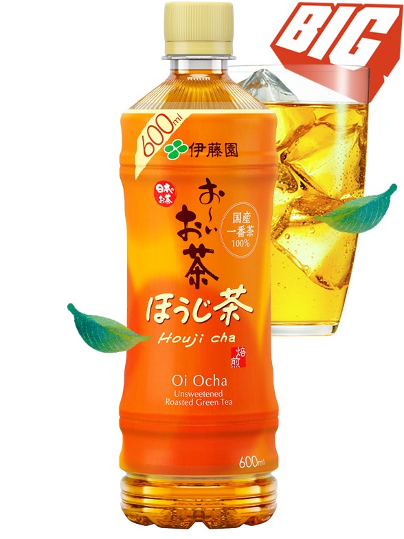 Té Verde Tostado Oi Ocha Sin Azúcar 600 ml.