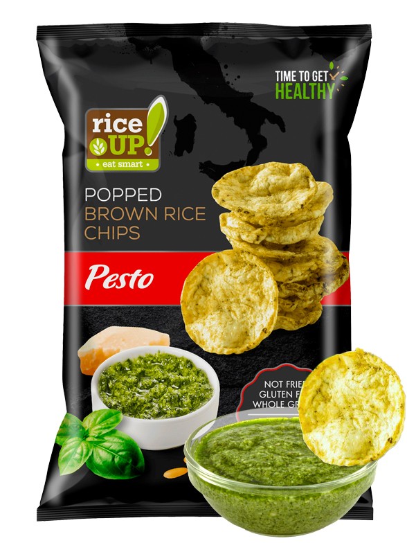Tortas de Arroz Integral con Pesto | Sin Gluten 60g.