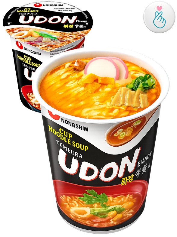 Fideos Udon Coreanos con Tempura y Naruto | Cup Edition