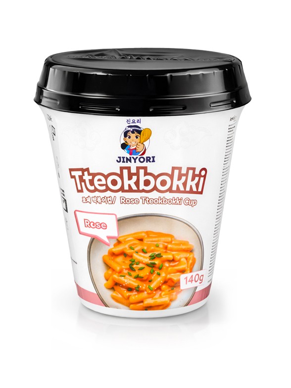 Mochis Coreanos Tteokbokki (Topokki) Carbonara Rosé 140g.