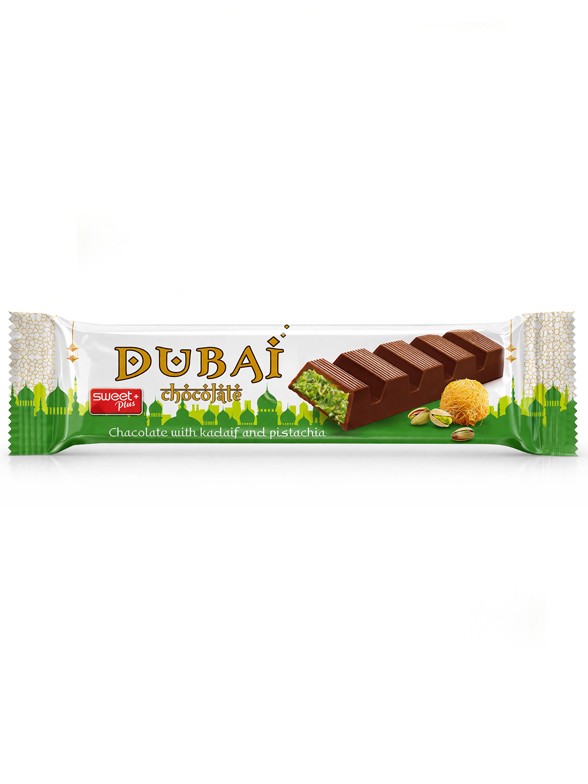 Chocolatina Dubai de Kataifi y Crema de Pistacho 45g.