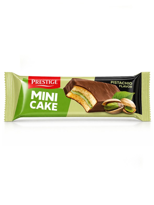 Pastelito de Crema de Pistacho Cubierto de Chocolate | Prestige 50g.