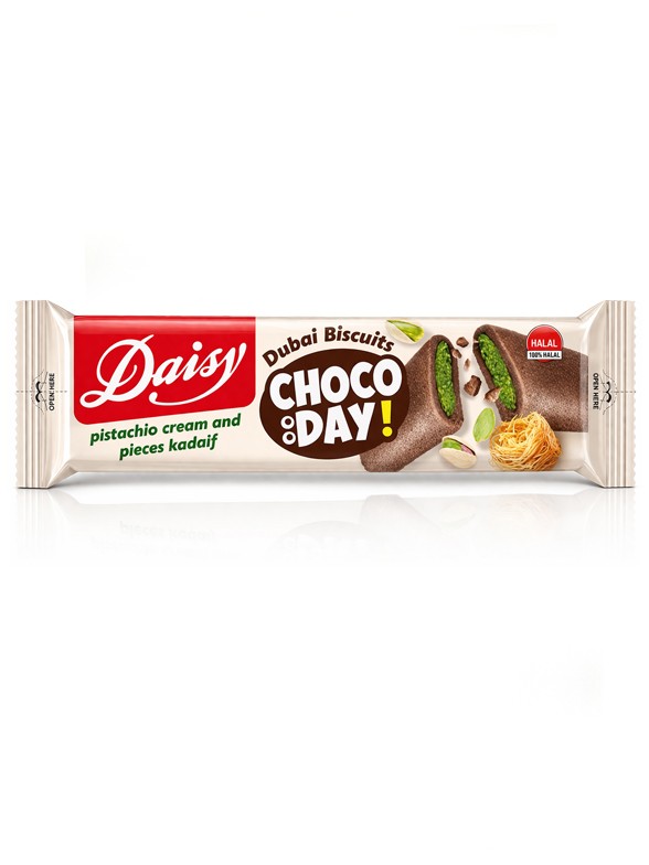 Barrita de Cookie de Chocolate Pistacho y Kataifi | Dubai Daisy 40g.