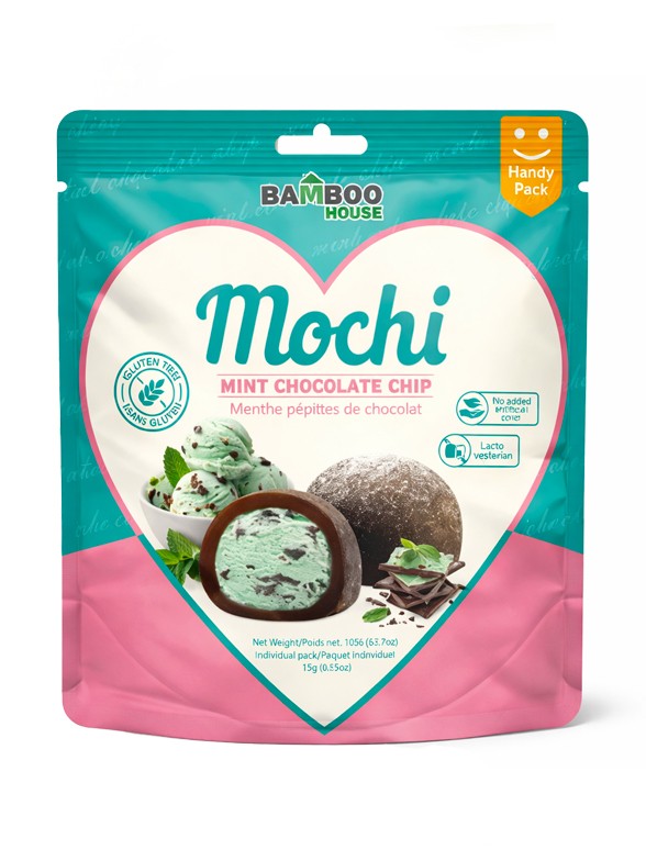 Mochis Daifuku de Chocolate y Menta | Sin Gluten 105g.
