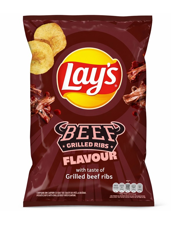 Patatas Lays Sabor a Costillas Asadas 125g.