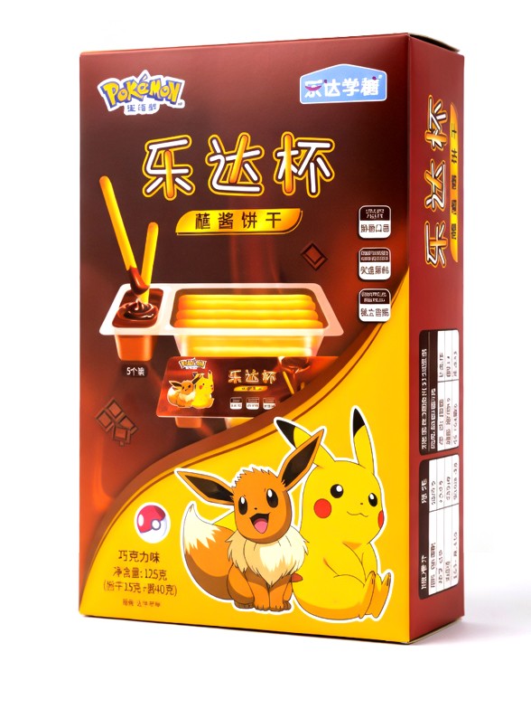 Sticks con Crema de Chocolate para Dipear | Pokémon 125g.