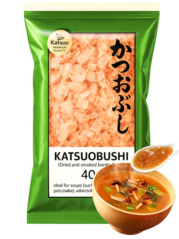 Virutas de Bonito Seco Katsuobushi 40 grs.