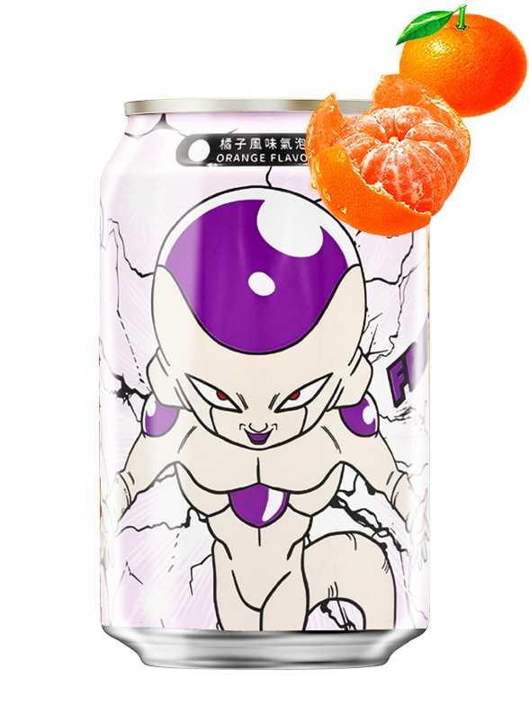 Agua Soda Sabor Naranja | Ocean Bomb Edición Dragon Ball | Freezer 330 ml.