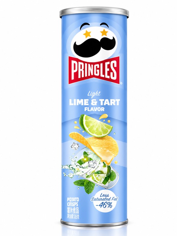 Pringles Sabor Tarta de Queso y Lima 110 g.