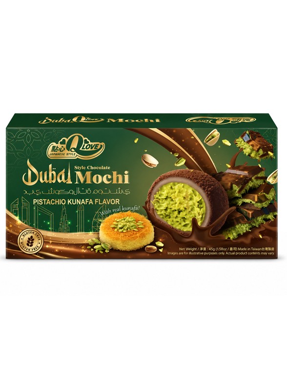 Dubai Mochi Pistacho Kunafa | QLove 45 g
