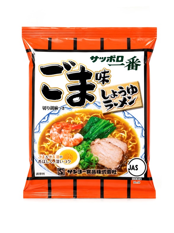 Ramen Sabor Sésamo y Salsa de Soja | Sapporo Ichiban 101 g