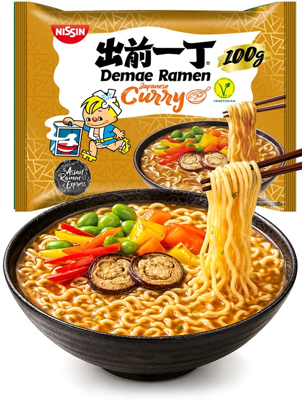 Ramen Nissin Demae Curry Japonés 100 g