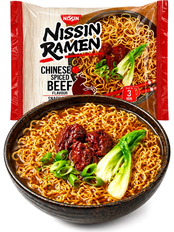 Ramen Nissin Ternera Picante China 100 g