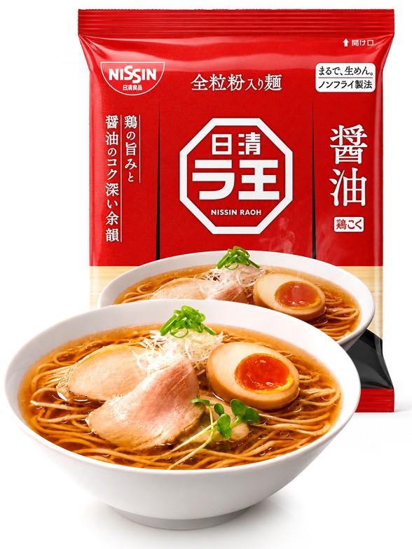 Ramen Salsa de Soja Premium Raoh | Nissin 91 g