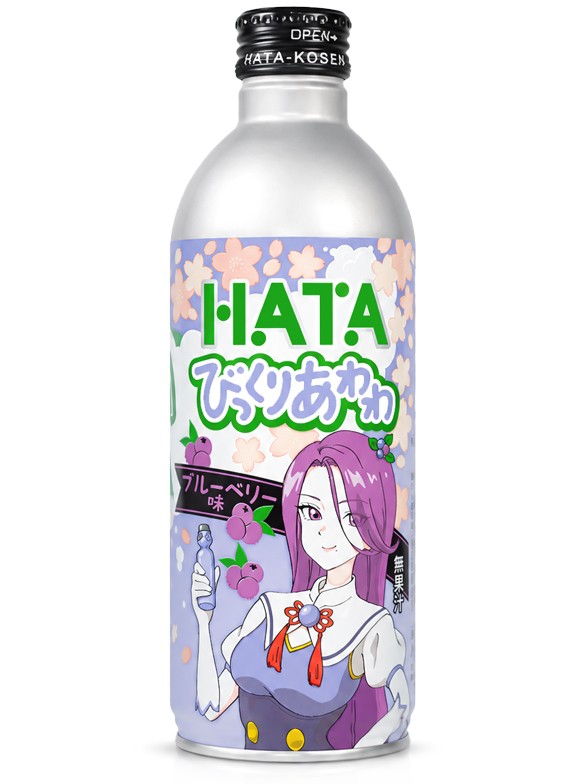 Botella Metal Ramune Arándanos | Anime Idol 500ml