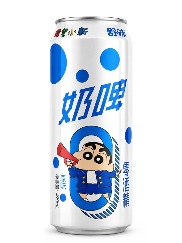 Refresco Shin Chan Yogur con Gas 490 ml