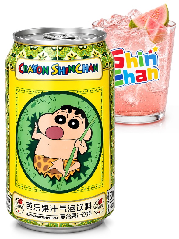 Refresco de Guayaba Crayon Shin Chan | 3 Diseños 330 ml