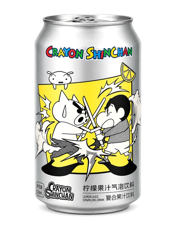 Refresco de Pomelo Crayon Shin Chan | 3 Diseños 330 ml