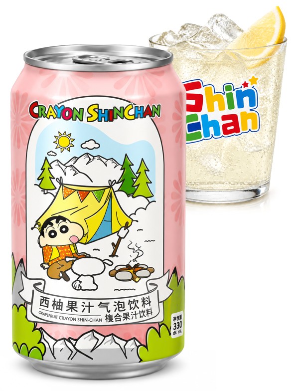 Refresco de Limón Crayon Shin Chan | 3 Diseños 330 ml