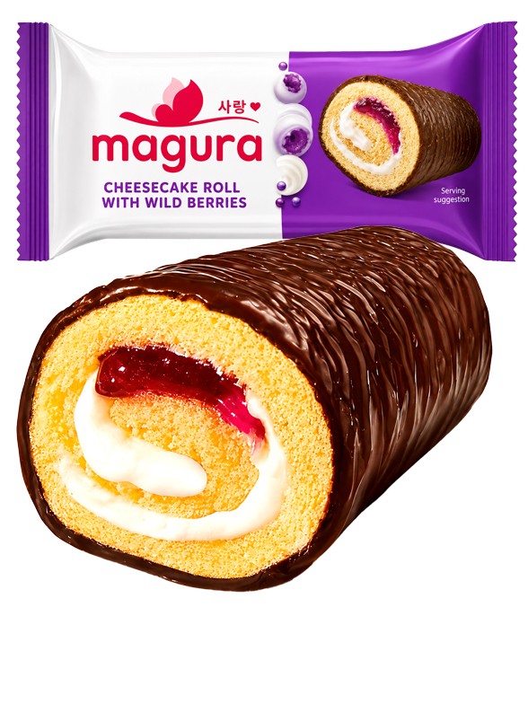 Roll Cheesecake y Frutos del Bosque | Magura 35 g