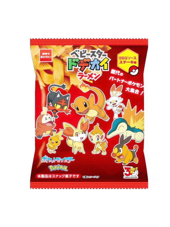 Snack Ramen Japonés BBQ | Colabo. Pokémon 60 g.
