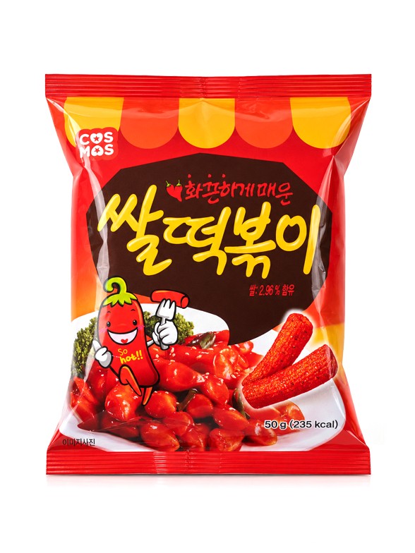 Snack Sabor Tteokbokki (Topokki) | COSMOS 50 g
