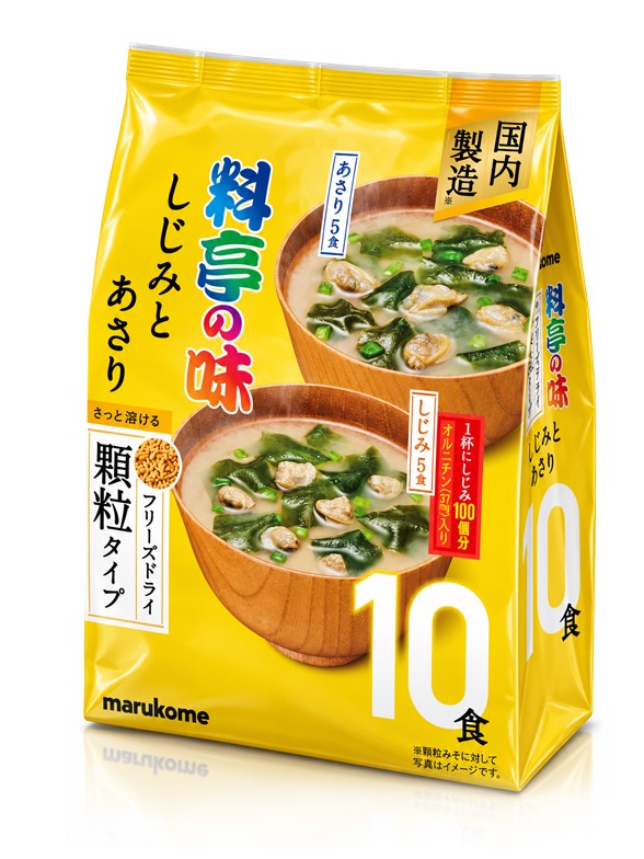 Sopas de Miso Shijimi y Asari | Marukome 10 Raciones (5+5)