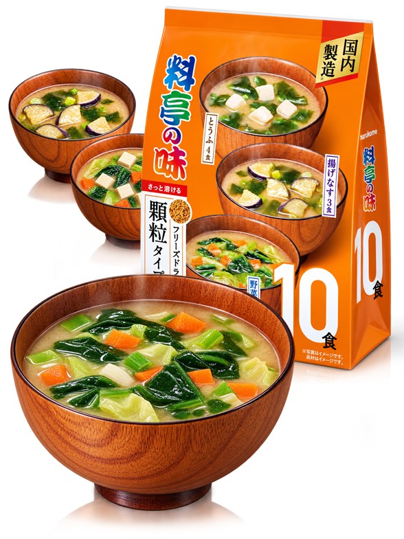 Sopas de Miso Surtidas | Marukome 10 Raciones (4+3+3)