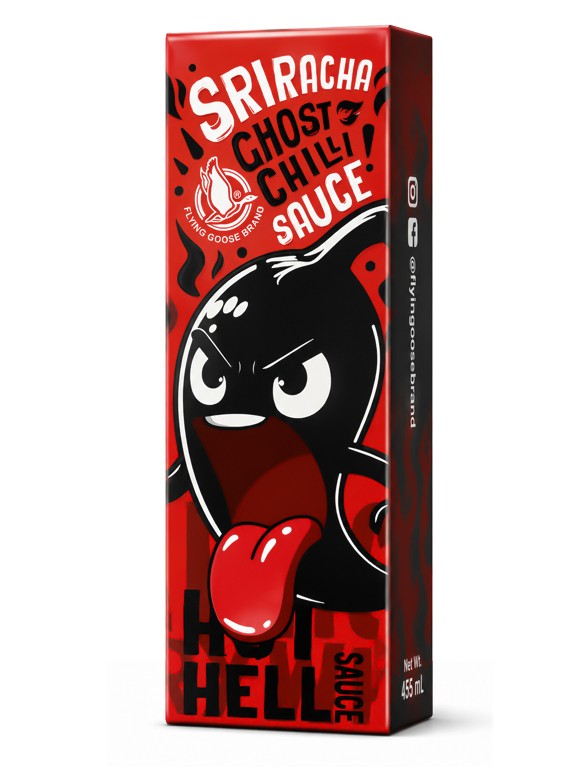 Salsa Sriracha Ghost Chili Extra Picante | Flying Goose 100 ml