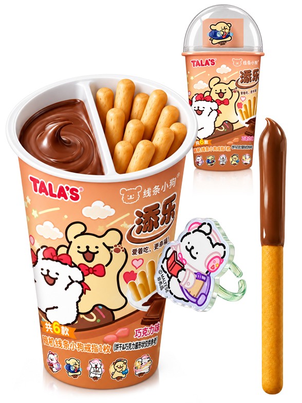 Sticks con Crema de Cacao y Anillo | TALA’S 35 g