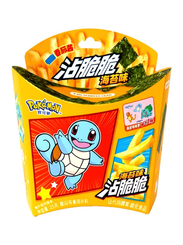 Sticks de Patata con Algas y Salsa de Tomate | Pokémon 25 g
