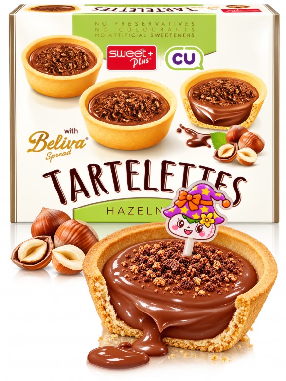 Tartaletas de Crema de Avellanas | Sweet Plus 150 g.