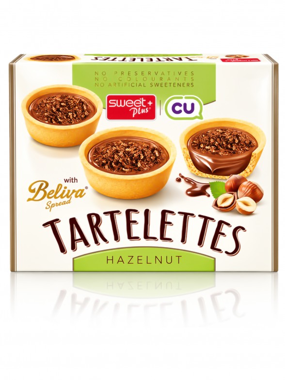 Tartaletas de Crema de Avellanas | Sweet Plus 150 g.