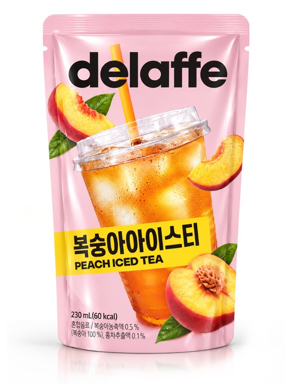 Té Helado Coreano de Melocotón | Delaffe Pouch 230 ml.