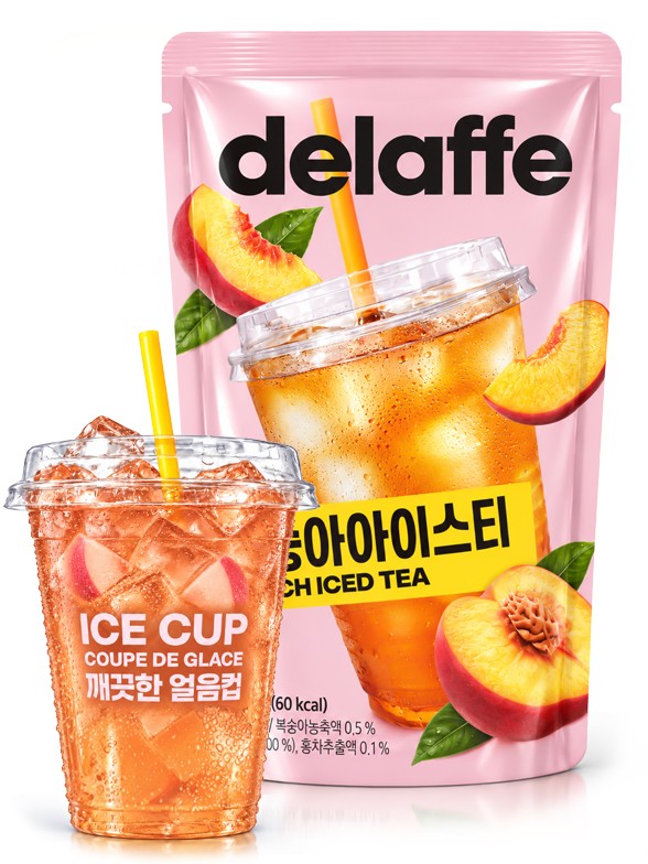 Té Helado Coreano de Melocotón | Delaffe Pouch 230 ml.