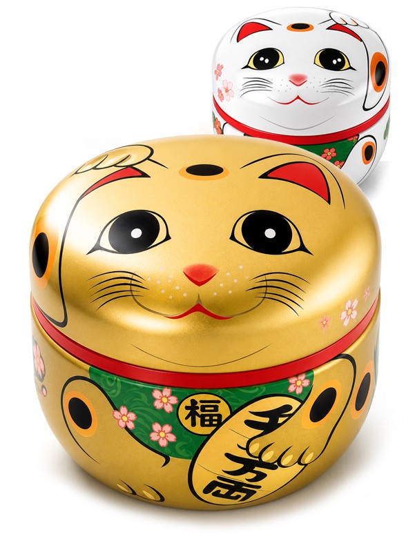 Té Verde Genmaicha Caja Maneki-neko | 2 Versiones 150 g
