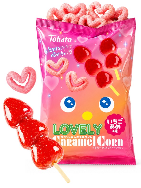 Tohato Lovely Caramel Corn Fresa Tanghulu 43 g