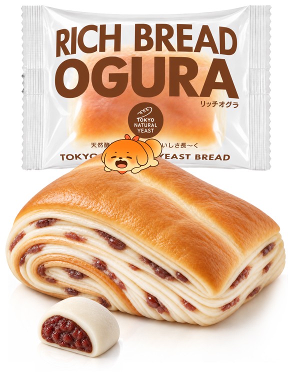 Bollo Tokyo Brioche Mil Capas de Azuki | Rich Bread 80g