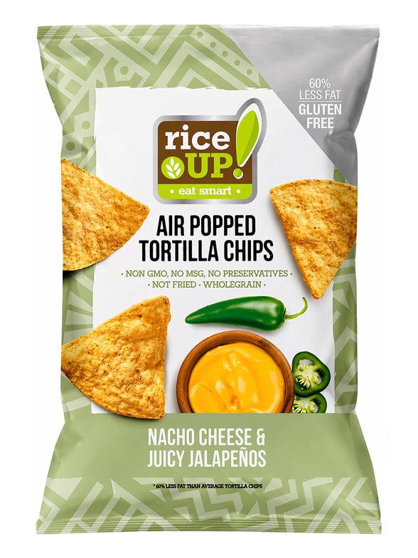 Tortillas Rice Up Nacho Jalapeño | Sin Gluten 60g
