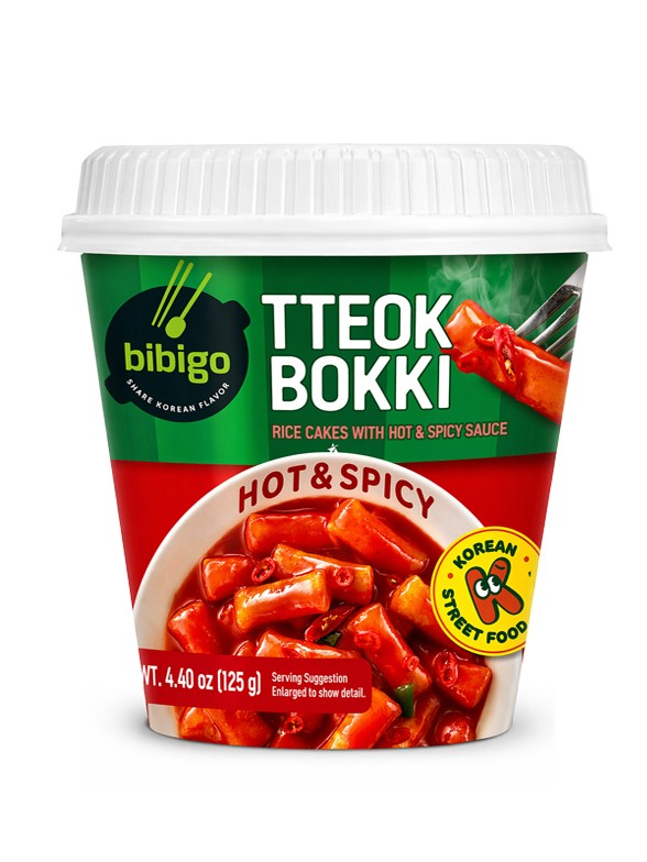 Tteokbokki (Topokki) Bibigo Picante Vaso 125 g