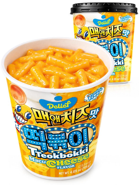 Tteokbokki (Topokki) Mac & Cheese Cup | Delief 115g