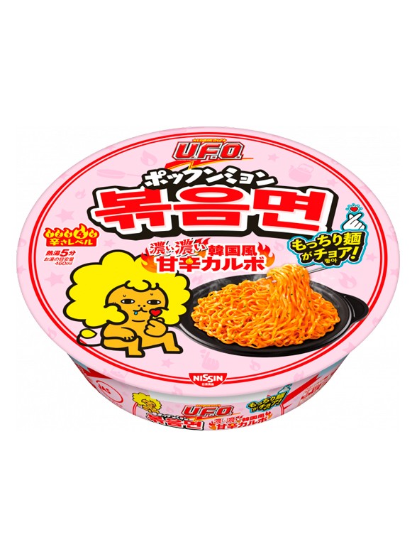 Fideos Yakisoba UFO Carbonara Coreana Dulce y Picante 101 g.