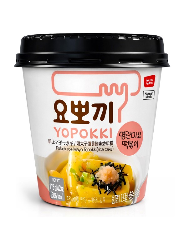Yopokki Tteokbokki (Topokki) Mayo Mentaiko 118 g