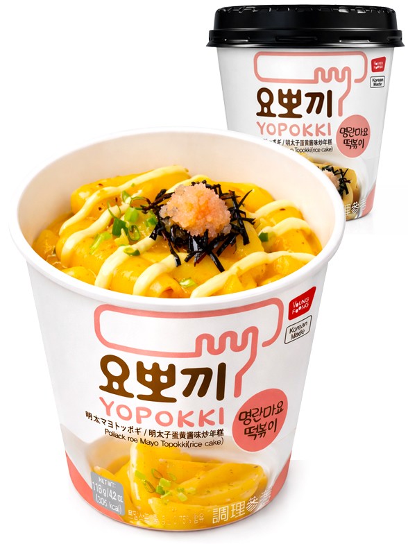 Yopokki Tteokbokki (Topokki) Mayo Mentaiko 118 g