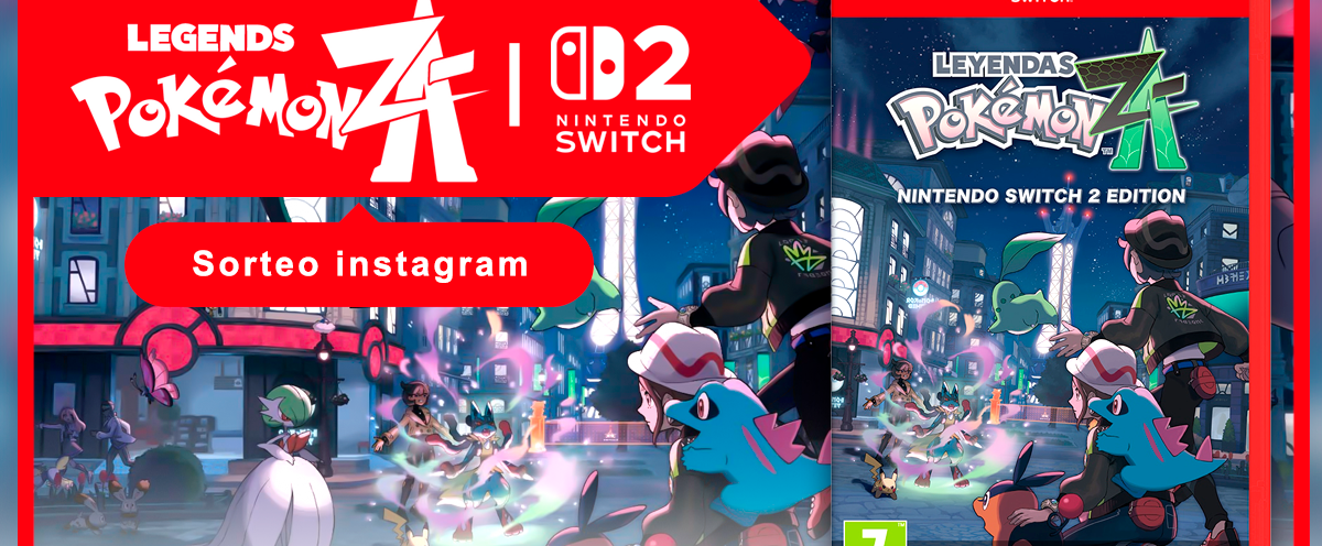 ¡SORTEO "LEYENDAS POKÉMON ZA" "NINTENDO SWITCH 2"!
