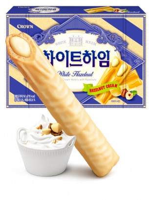 Sticks Coreanos de Barquillo de Nocciola Blanca 47g.