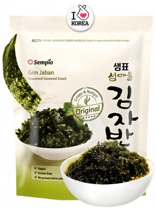 Virutas de Algas Nori Crujientes Sazonadas con Aceite de Sésamo